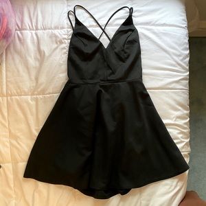 A-Line Black Dress